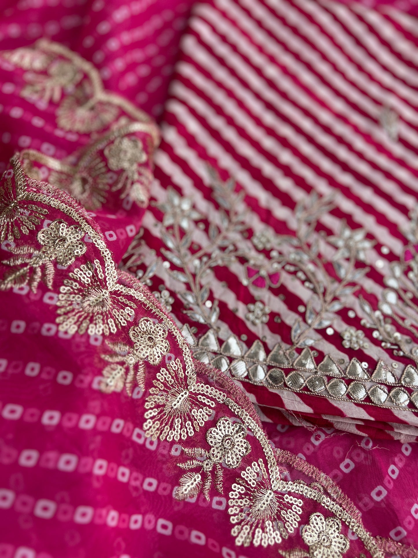 Rani Charm Laheriya Daman Work