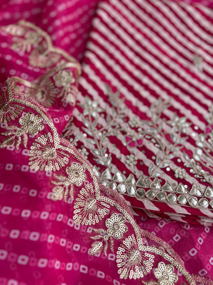 Rani Charm Laheriya Daman Work
