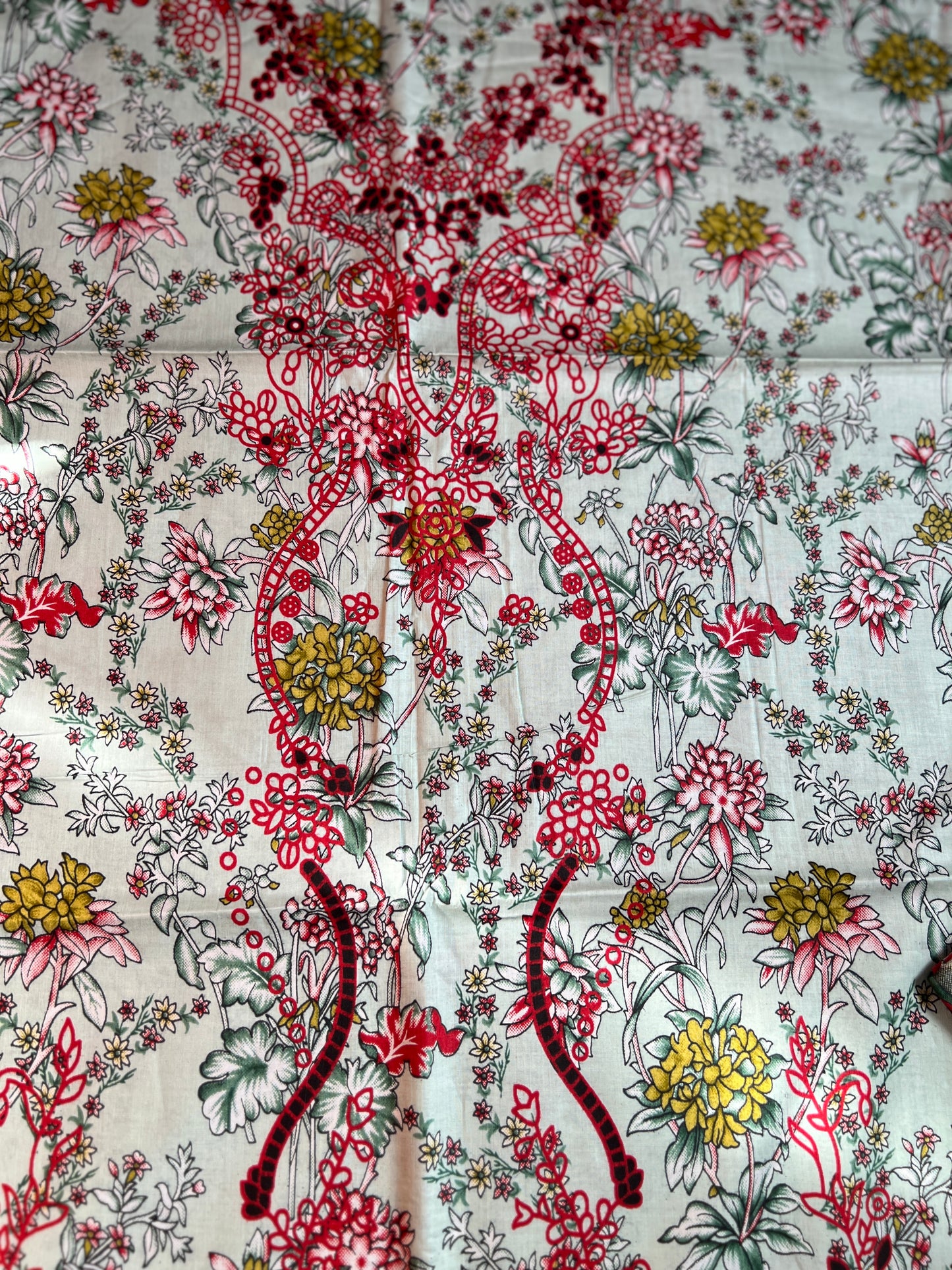 Floral Elegance Cotton Suit Set – Soft Summer Comfort