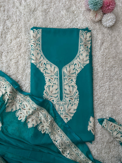 Firozi Kashmiri Aari Embroideredy