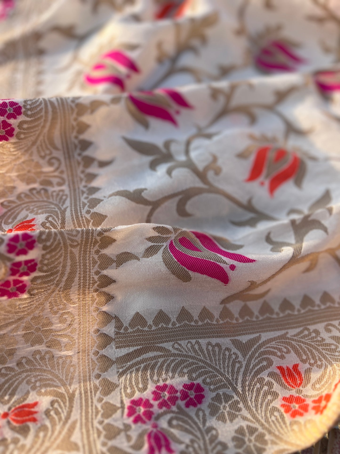 Royal Chanderi Silk with Intricate Hand Embroidery
