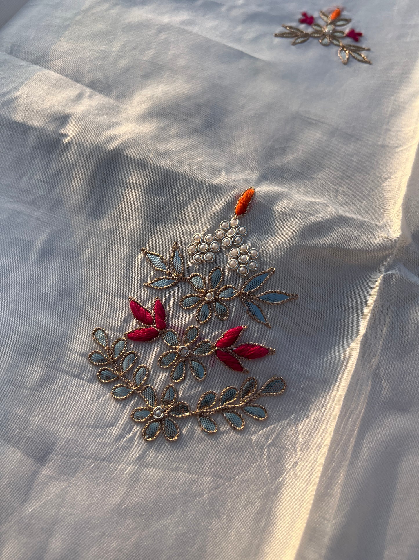 Royal Chanderi Silk with Intricate Hand Embroidery