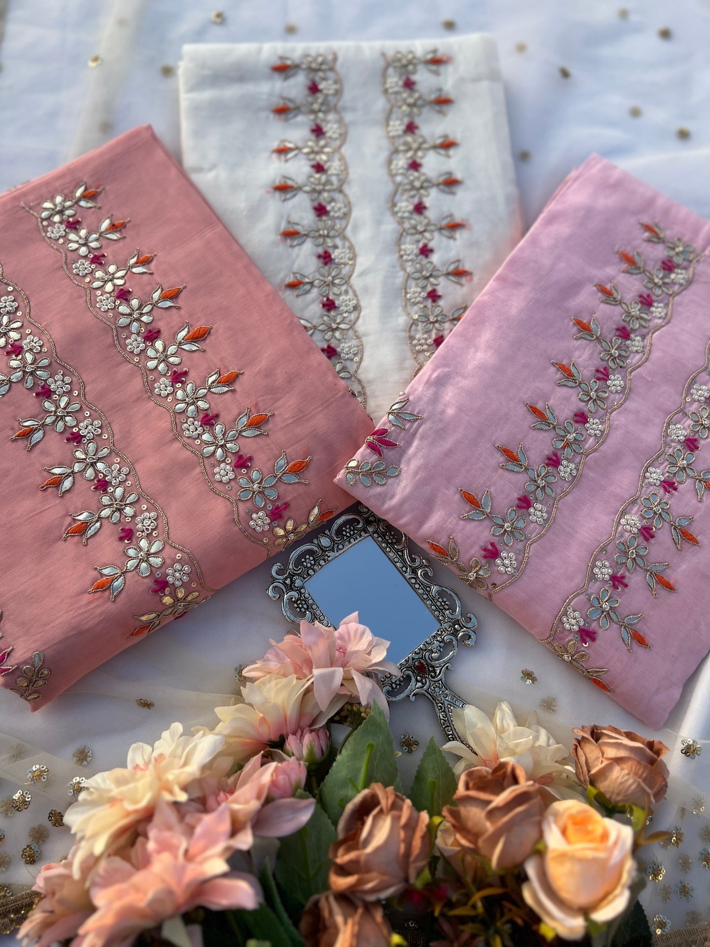Royal Chanderi Silk with Intricate Hand Embroidery