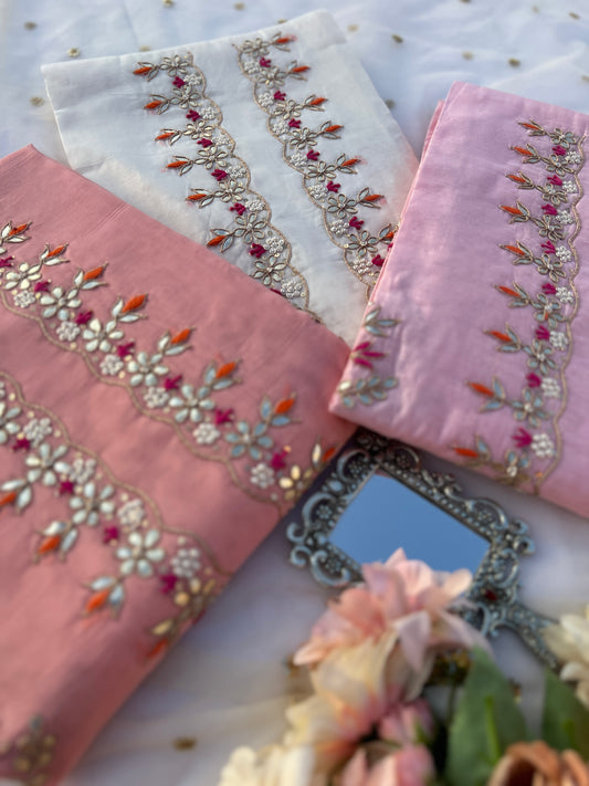 Royal Chanderi Silk with Intricate Hand Embroidery