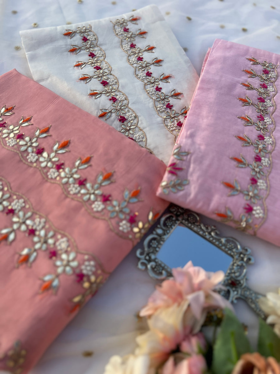 Royal Chanderi Silk with Intricate Hand Embroidery