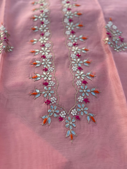 Royal Chanderi Silk with Intricate Hand Embroidery