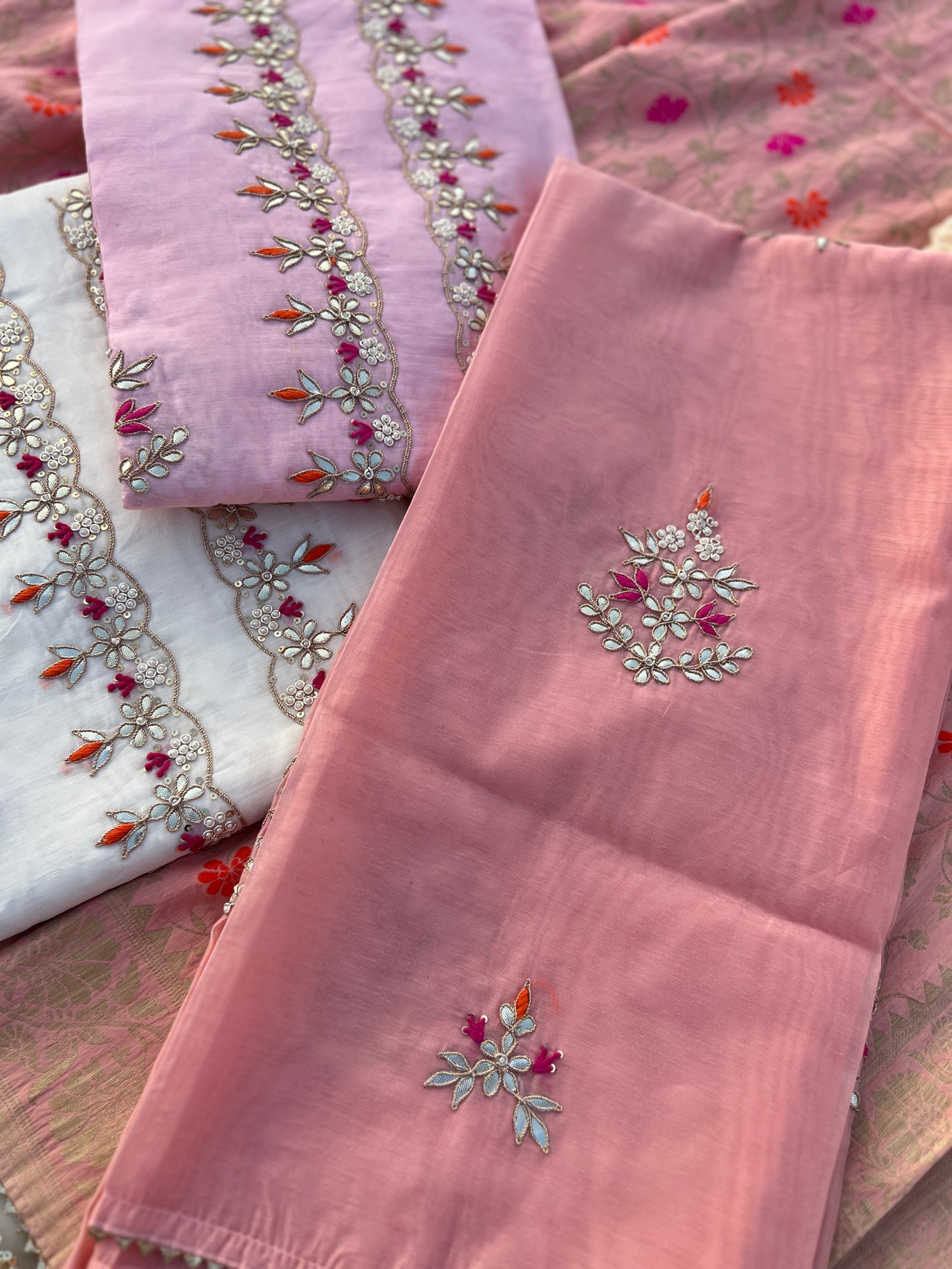Royal Chanderi Silk with Intricate Hand Embroidery