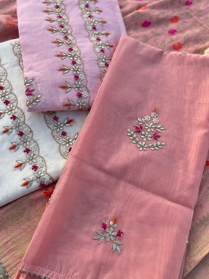 Royal Chanderi Silk with Intricate Hand Embroidery