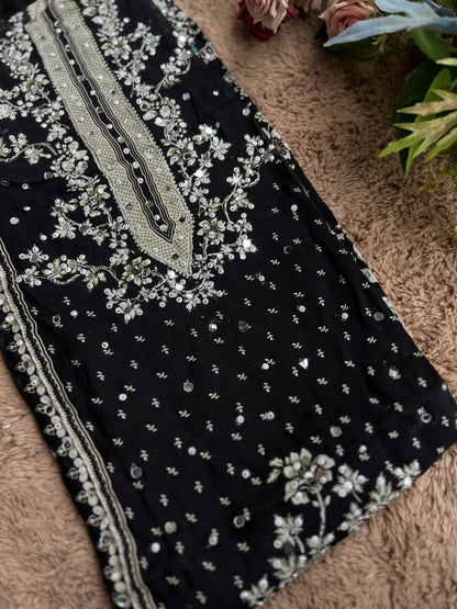 Exquisite Karachi Print Mirror Suit