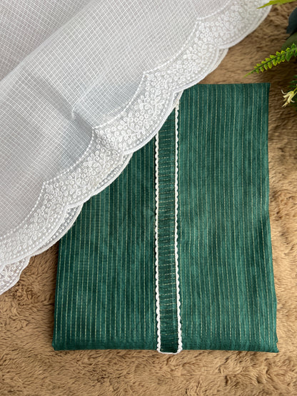 Pure Shimmer Maheshwari & Chikankari Elegance