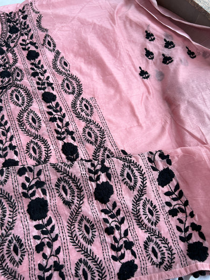Hand-Embroidered Blush Charm
