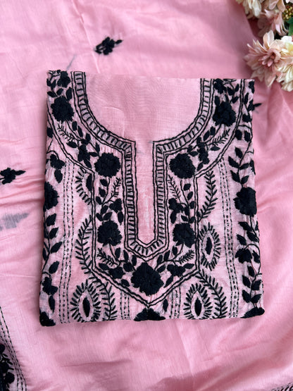 Hand-Embroidered Blush Charm
