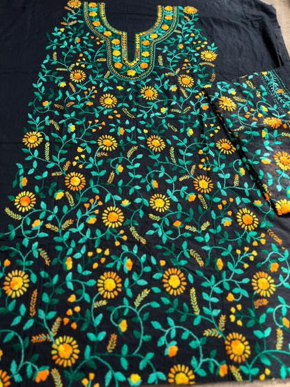 Black Heritage Thread Embroidered Suit