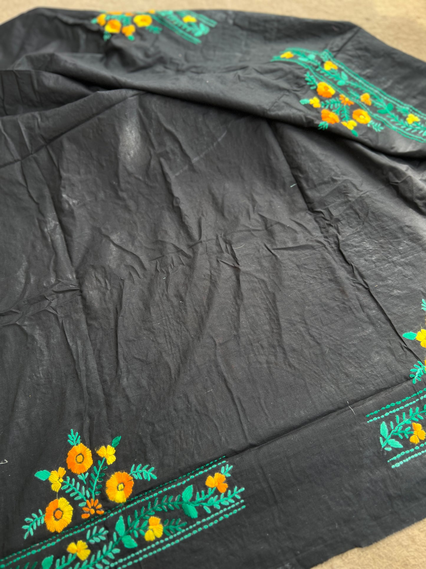 Black Heritage Thread Embroidered Suit