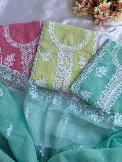 Pastel Love: Kota Doriya Embroidered Collection