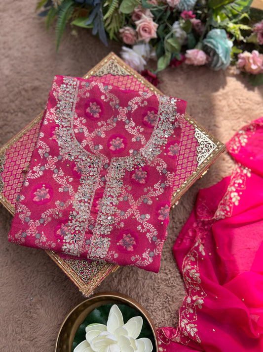 Rani Brocade Banarasi