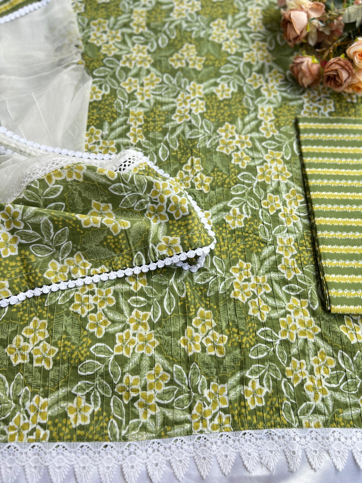 Fresh Floral Cotton Elegance