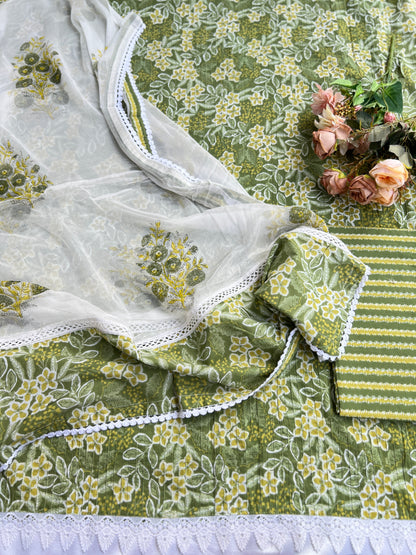 Fresh Floral Cotton Elegance