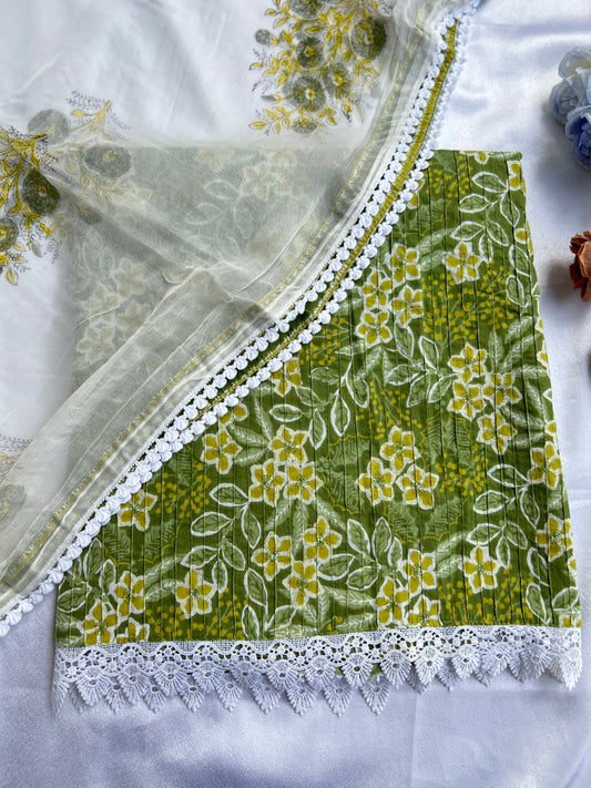 Fresh Floral Cotton Elegance