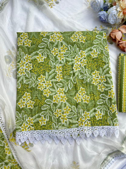 Fresh Floral Cotton Elegance