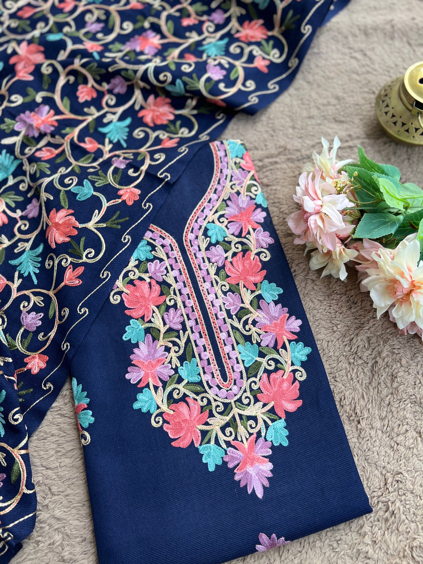 Classic Kashmiri blue Woolen Suit