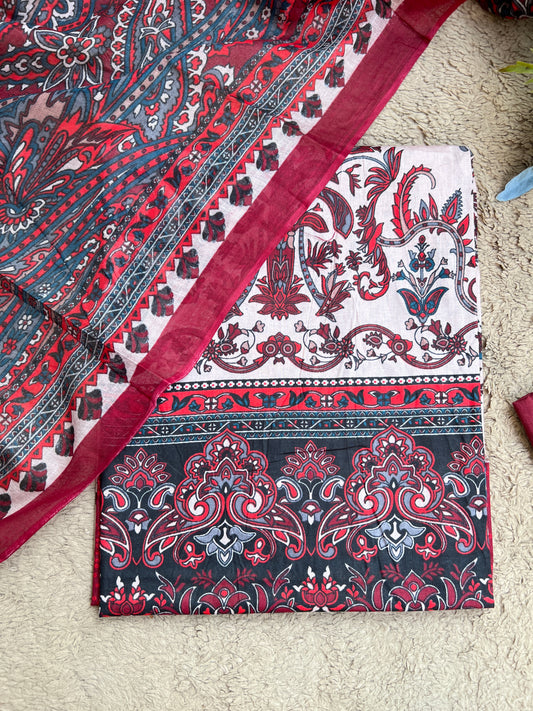 Crimson Charm Pakistani Daily Wear