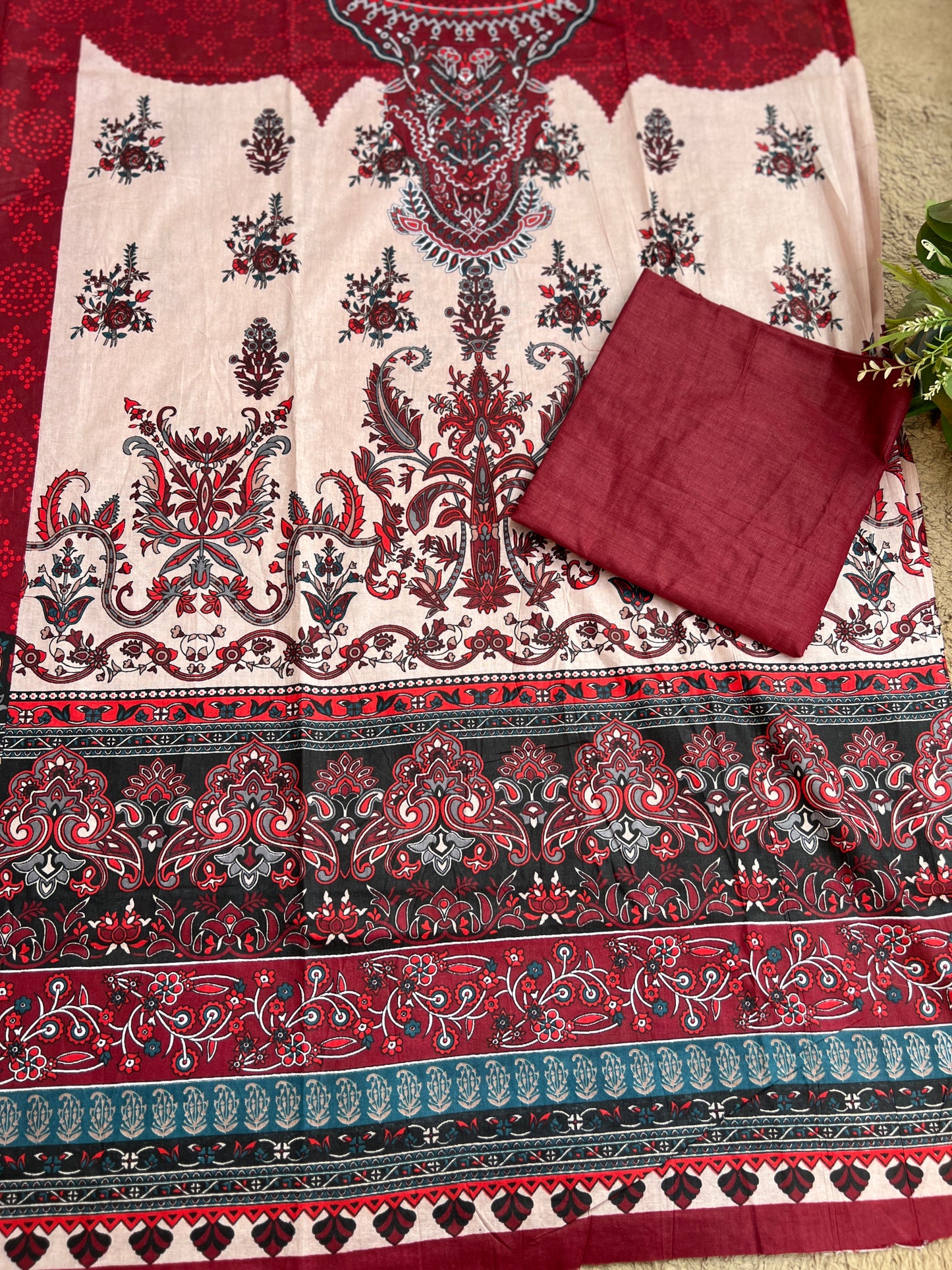 Crimson Charm Pakistani Daily Wear