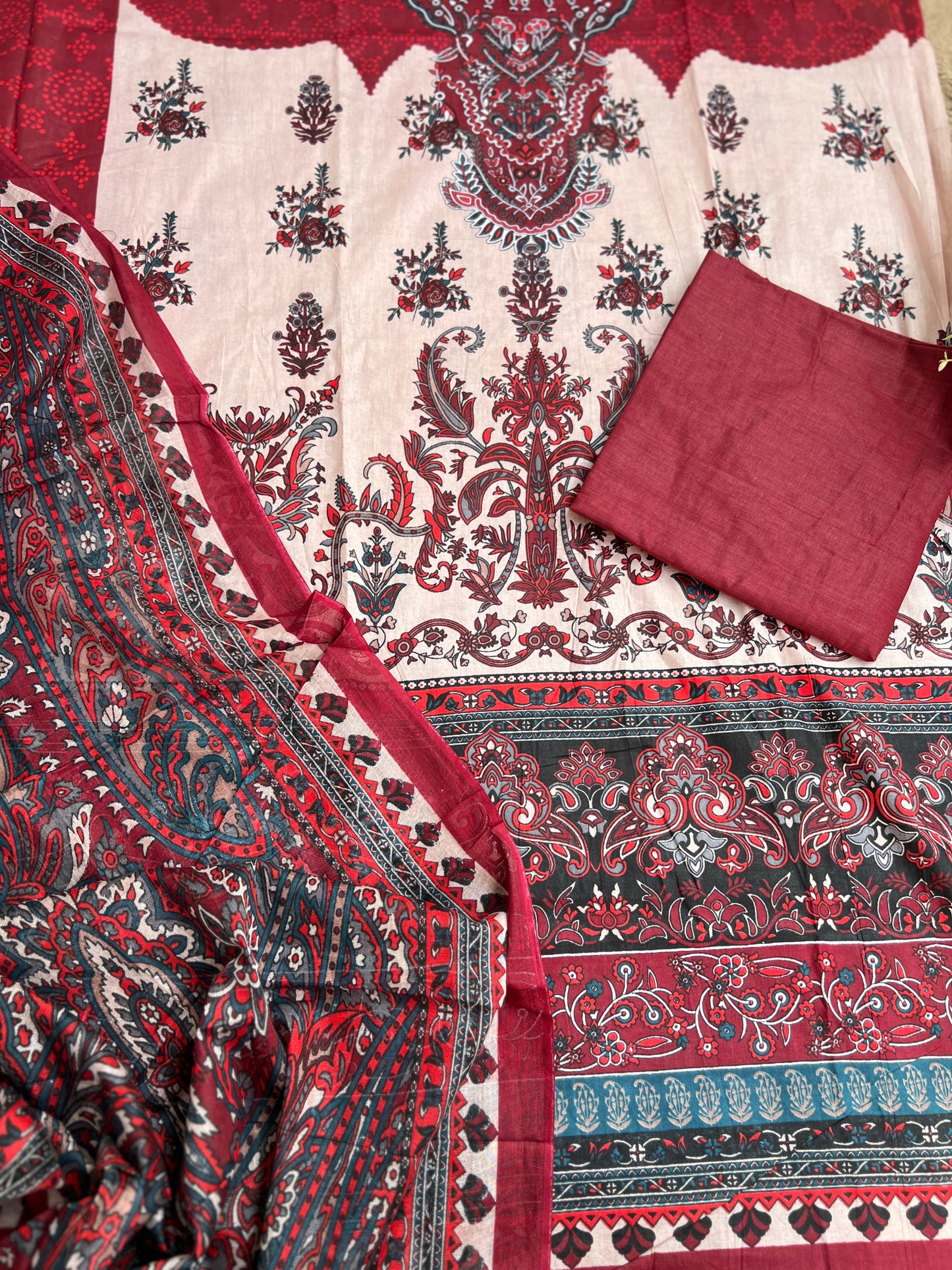 Crimson Charm Pakistani Daily Wear