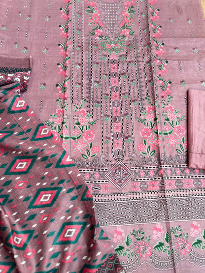 Dusty Rose Pakistani Daily Wear