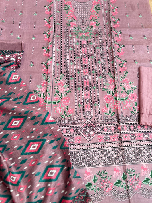 Dusty Rose Pakistani Daily Wear