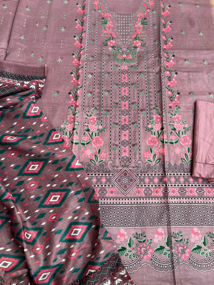 Dusty Rose Pakistani Daily Wear