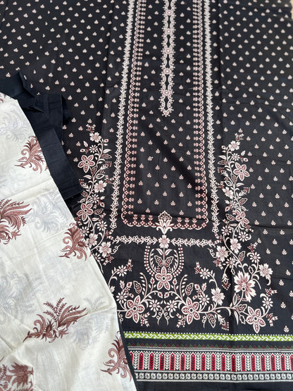 Midnight Black Pakistani Daily Wear