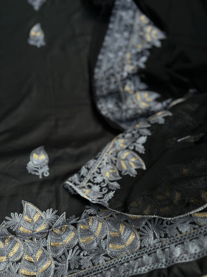 Regal Chinar Tilla Suit with Pure Chiffon Embroidered Dupatta