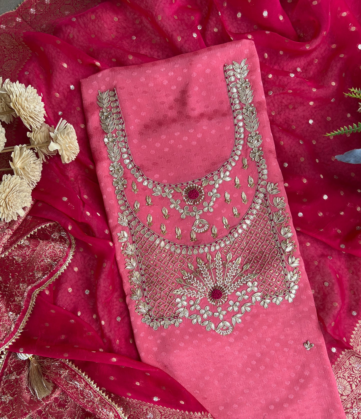 Rose Pink  Butter Silk