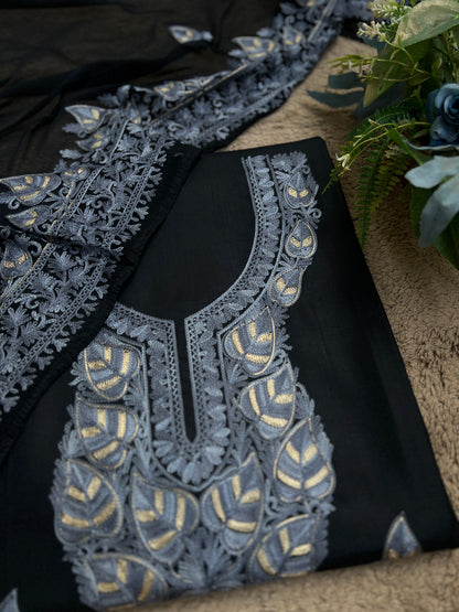 Regal Chinar Tilla Suit with Pure Chiffon Embroidered Dupatta