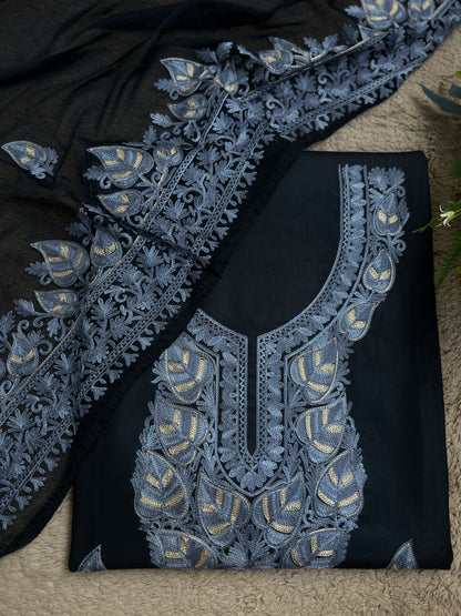 Regal Chinar Tilla Suit with Pure Chiffon Embroidered Dupatta
