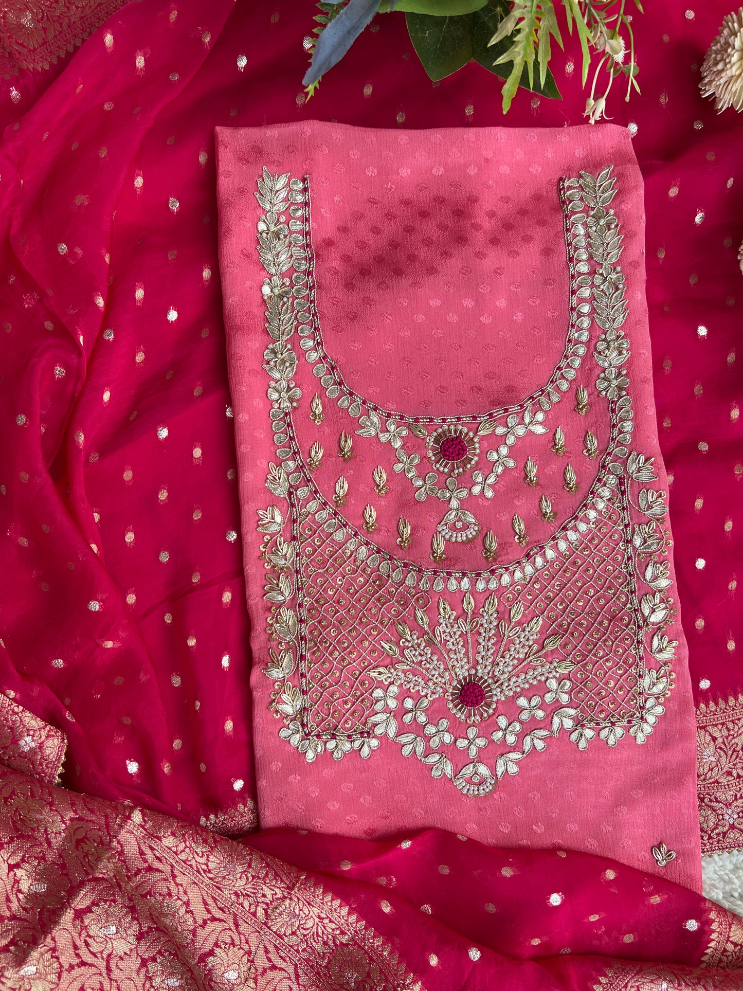 Rose Pink  Butter Silk