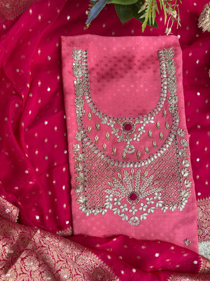 Rose Pink  Butter Silk