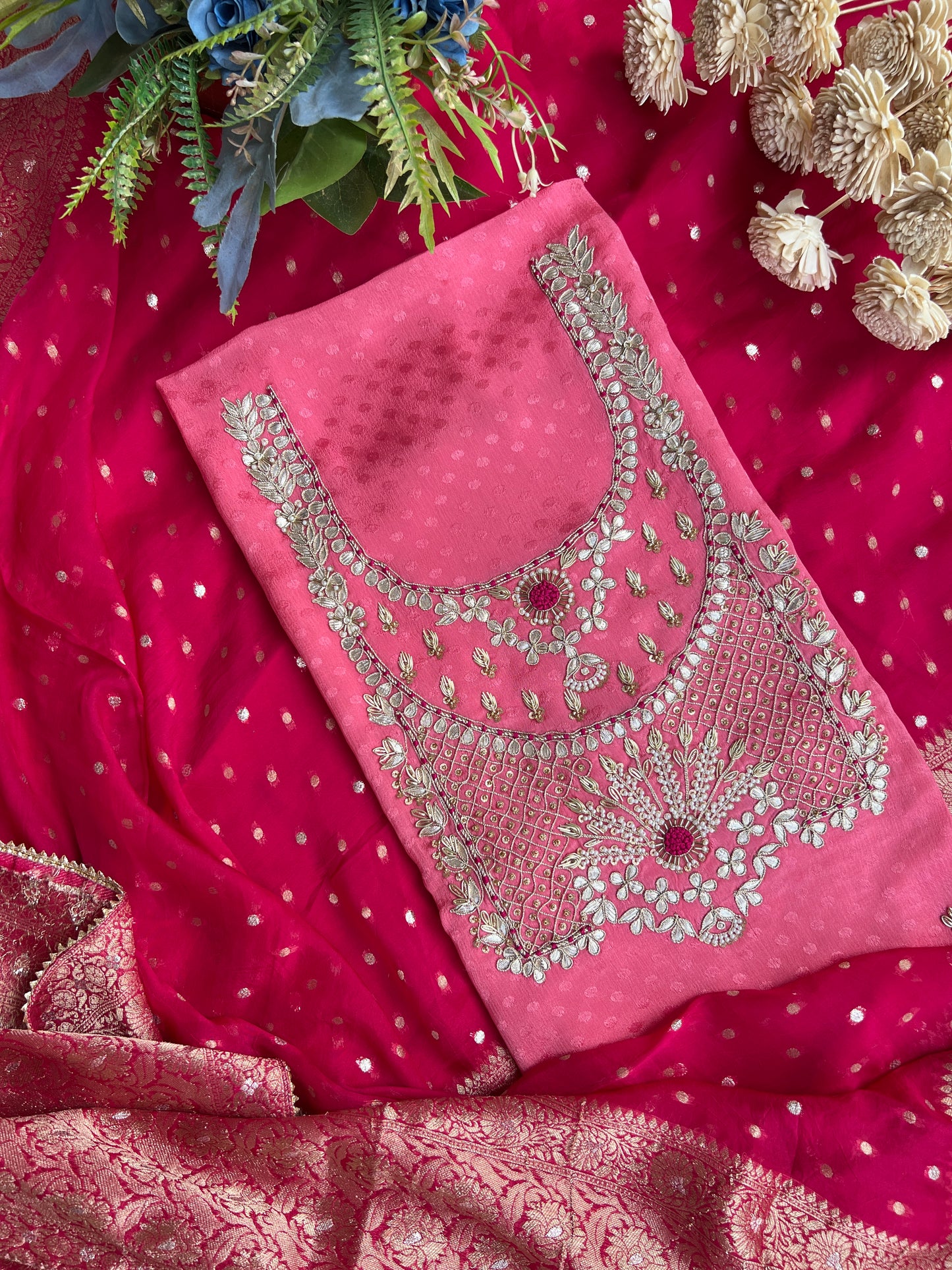 Rose Pink  Butter Silk