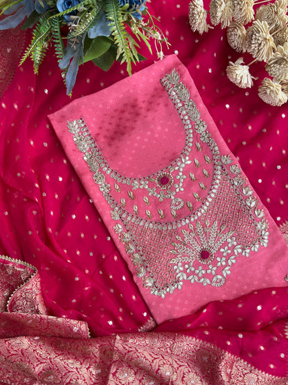 Rose Pink  Butter Silk