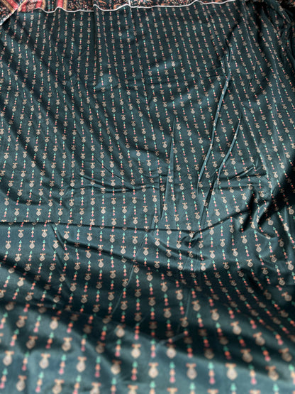 Karachi Print Velvet Salwar Suit with Signature Sabyasachi Aesthetic