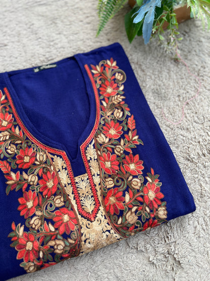 Kashmiri Free-Size Woolen Pheran – Winter Sale Exclusive!