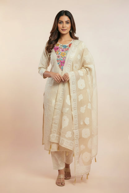 Mal Jamdani Embroidered Elegance