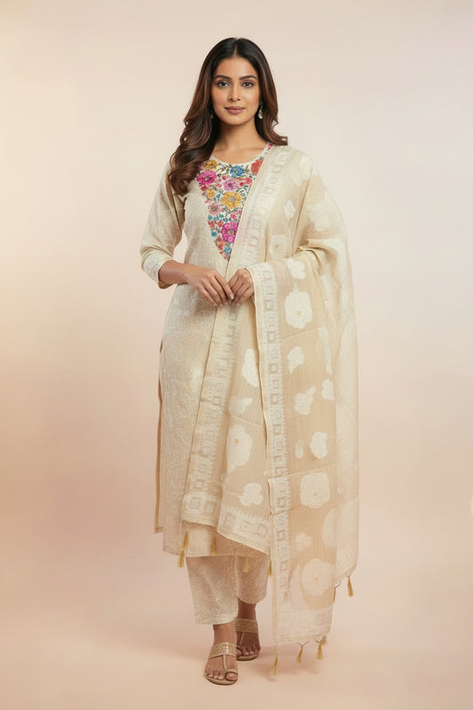 Mal Jamdani Embroidered Elegance
