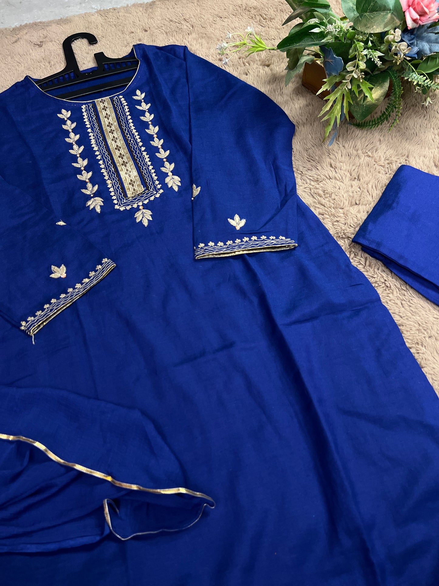 Blue Ready to wear Salwar suit