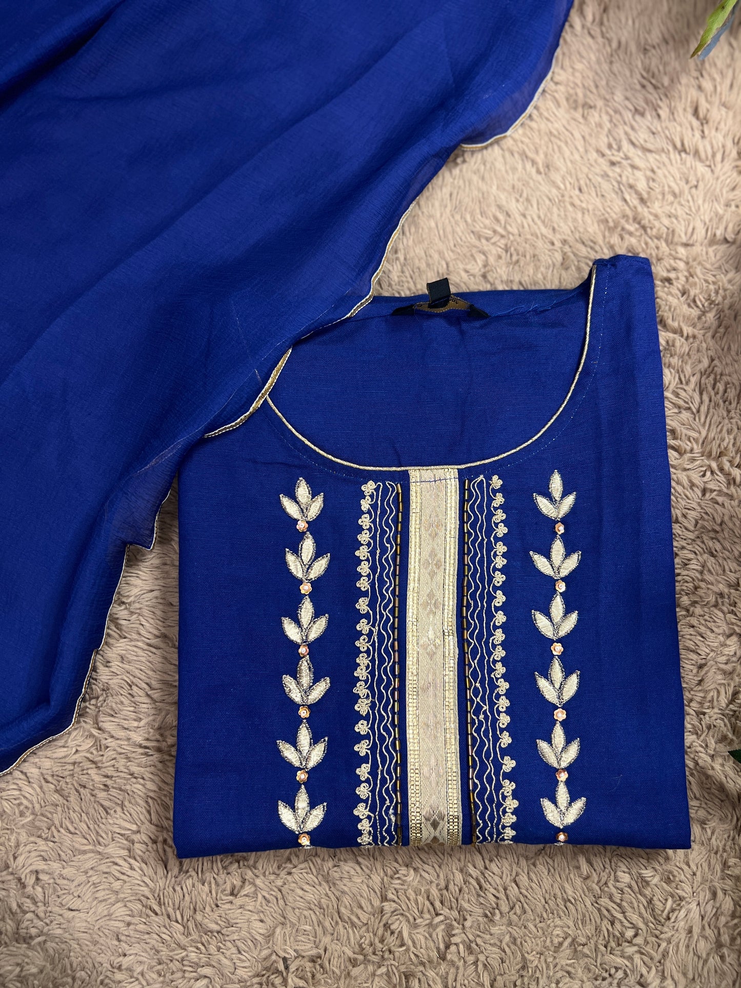 Blue Ready to wear Salwar suit