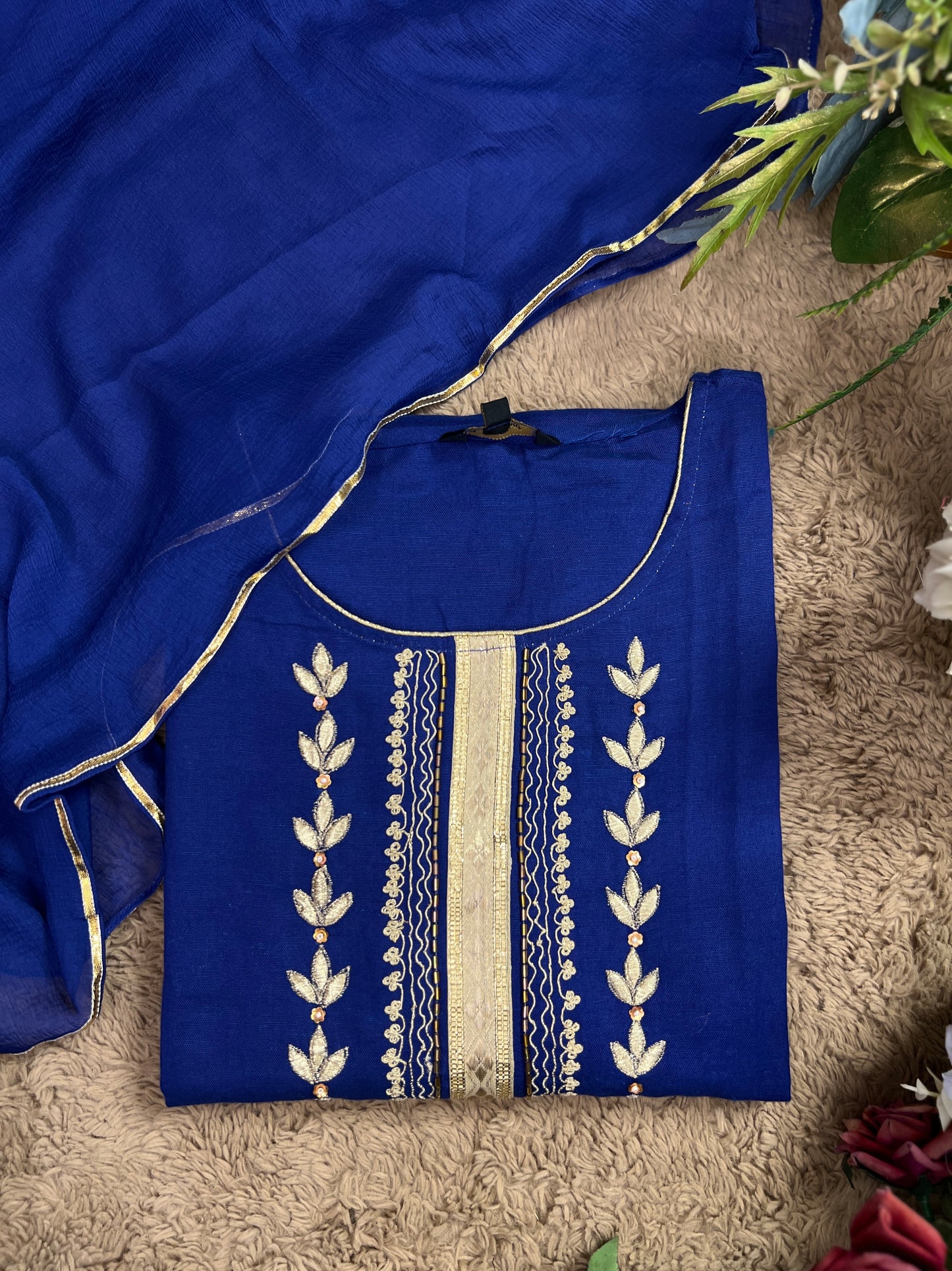 Blue Ready to wear Salwar suit