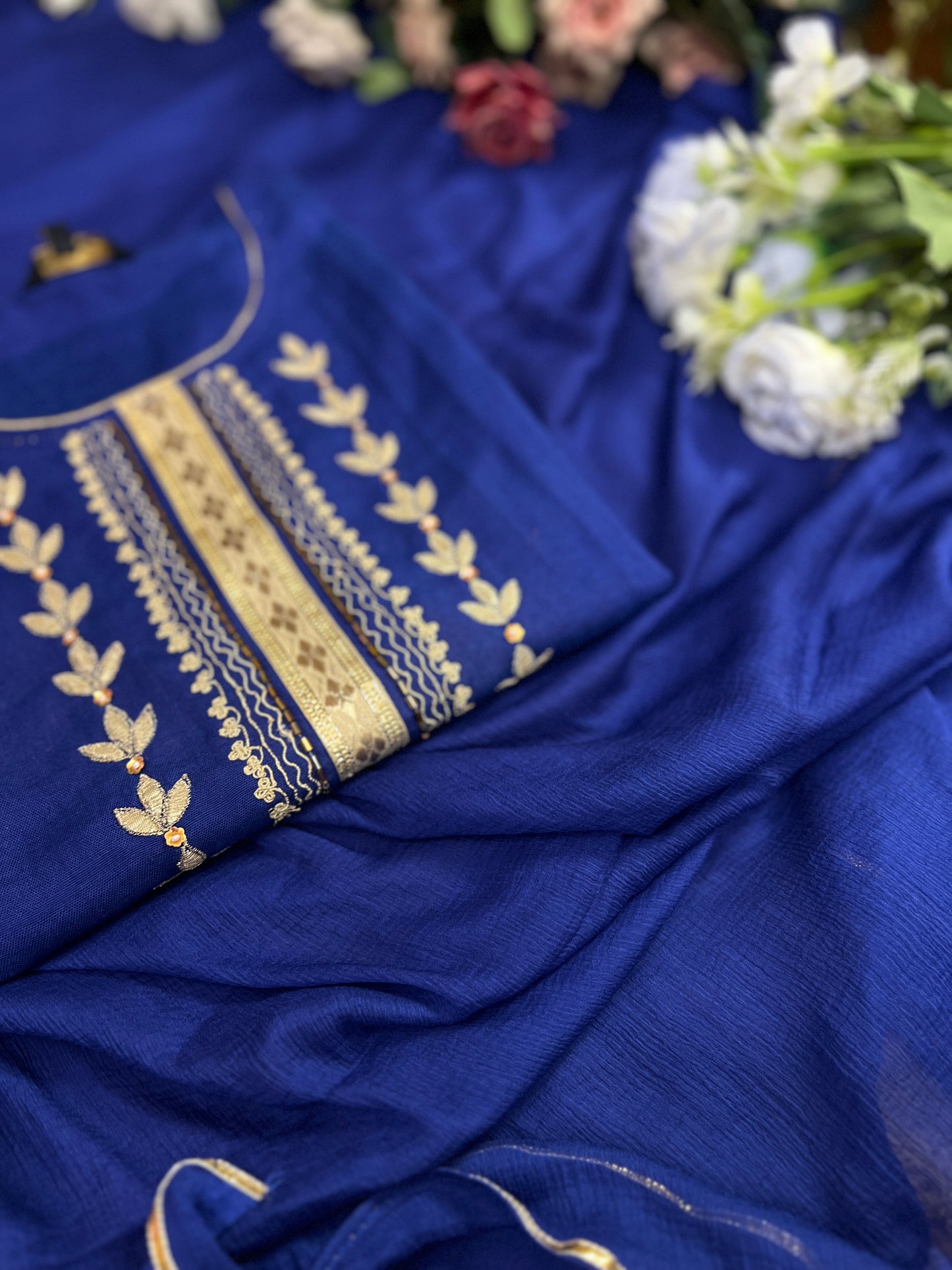 Blue Ready to wear Salwar suit