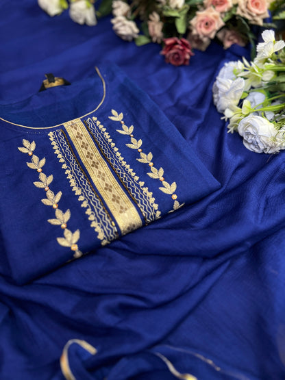 Blue Ready to wear Salwar suit