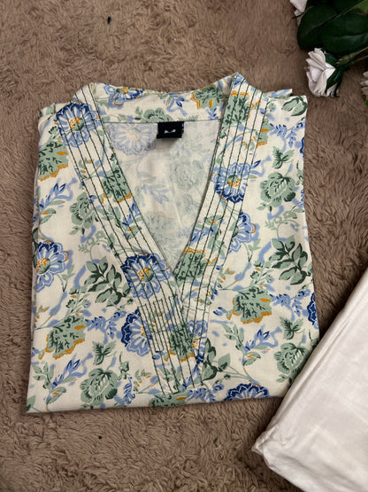 Printed Cotton Co-ord Set